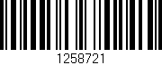 Código de barras (EAN, GTIN, SKU, ISBN): '1258721'