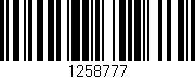 Código de barras (EAN, GTIN, SKU, ISBN): '1258777'