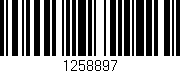 Código de barras (EAN, GTIN, SKU, ISBN): '1258897'