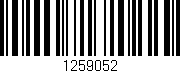 Código de barras (EAN, GTIN, SKU, ISBN): '1259052'