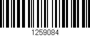 Código de barras (EAN, GTIN, SKU, ISBN): '1259084'