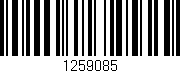Código de barras (EAN, GTIN, SKU, ISBN): '1259085'