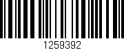 Código de barras (EAN, GTIN, SKU, ISBN): '1259392'