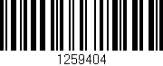 Código de barras (EAN, GTIN, SKU, ISBN): '1259404'