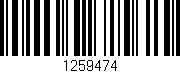 Código de barras (EAN, GTIN, SKU, ISBN): '1259474'
