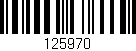 Código de barras (EAN, GTIN, SKU, ISBN): '125970'
