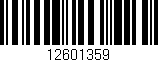 Código de barras (EAN, GTIN, SKU, ISBN): '12601359'