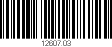 Código de barras (EAN, GTIN, SKU, ISBN): '12607.03'