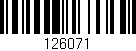 Código de barras (EAN, GTIN, SKU, ISBN): '126071'
