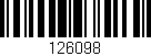 Código de barras (EAN, GTIN, SKU, ISBN): '126098'