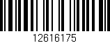 Código de barras (EAN, GTIN, SKU, ISBN): '12616175'