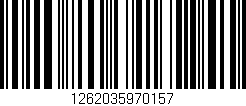 Código de barras (EAN, GTIN, SKU, ISBN): '1262035970157'