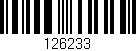 Código de barras (EAN, GTIN, SKU, ISBN): '126233'