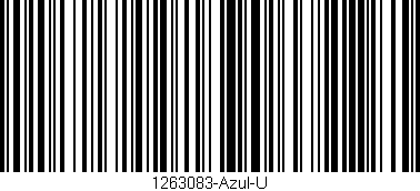 Código de barras (EAN, GTIN, SKU, ISBN): '1263083-Azul-U'