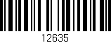 Código de barras (EAN, GTIN, SKU, ISBN): '12635'