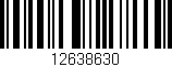 Código de barras (EAN, GTIN, SKU, ISBN): '12638630'
