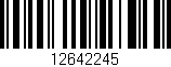 Código de barras (EAN, GTIN, SKU, ISBN): '12642245'