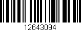 Código de barras (EAN, GTIN, SKU, ISBN): '12643094'