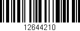 Código de barras (EAN, GTIN, SKU, ISBN): '12644210'