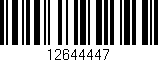 Código de barras (EAN, GTIN, SKU, ISBN): '12644447'