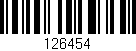 Código de barras (EAN, GTIN, SKU, ISBN): '126454'