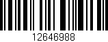 Código de barras (EAN, GTIN, SKU, ISBN): '12646988'
