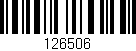 Código de barras (EAN, GTIN, SKU, ISBN): '126506'