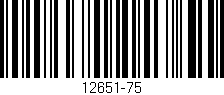 Código de barras (EAN, GTIN, SKU, ISBN): '12651-75'