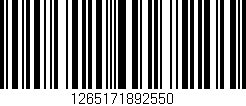 Código de barras (EAN, GTIN, SKU, ISBN): '1265171892550'