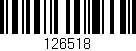 Código de barras (EAN, GTIN, SKU, ISBN): '126518'