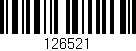 Código de barras (EAN, GTIN, SKU, ISBN): '126521'