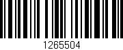 Código de barras (EAN, GTIN, SKU, ISBN): '1265504'