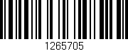 Código de barras (EAN, GTIN, SKU, ISBN): '1265705'