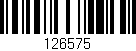 Código de barras (EAN, GTIN, SKU, ISBN): '126575'