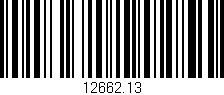 Código de barras (EAN, GTIN, SKU, ISBN): '12662.13'