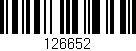 Código de barras (EAN, GTIN, SKU, ISBN): '126652'