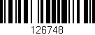 Código de barras (EAN, GTIN, SKU, ISBN): '126748'