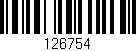 Código de barras (EAN, GTIN, SKU, ISBN): '126754'