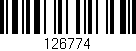 Código de barras (EAN, GTIN, SKU, ISBN): '126774'