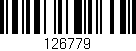 Código de barras (EAN, GTIN, SKU, ISBN): '126779'
