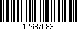 Código de barras (EAN, GTIN, SKU, ISBN): '12687083'