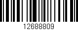Código de barras (EAN, GTIN, SKU, ISBN): '12688809'