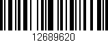 Código de barras (EAN, GTIN, SKU, ISBN): '12689620'