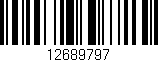 Código de barras (EAN, GTIN, SKU, ISBN): '12689797'