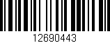 Código de barras (EAN, GTIN, SKU, ISBN): '12690443'