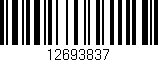 Código de barras (EAN, GTIN, SKU, ISBN): '12693837'