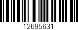 Código de barras (EAN, GTIN, SKU, ISBN): '12695631'