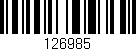 Código de barras (EAN, GTIN, SKU, ISBN): '126985'