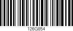 Código de barras (EAN, GTIN, SKU, ISBN): '126G854'
