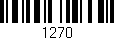 Código de barras (EAN, GTIN, SKU, ISBN): '1270'